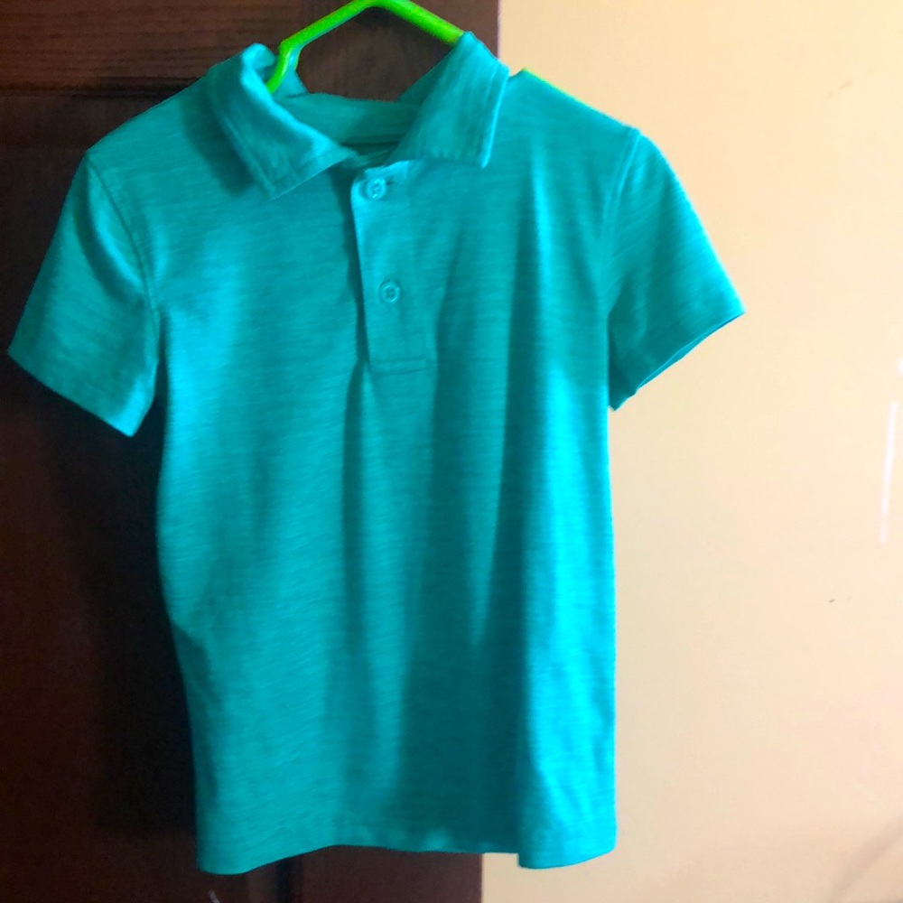 Boys 2T Jumping Beans aqua polo